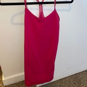Lulu power y hot pink tank